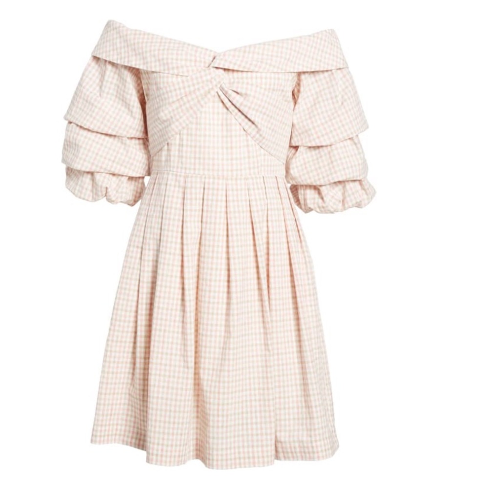 Chriselle x J.O.A. Tiered Sleeve Minidress - Picture 2 of 6